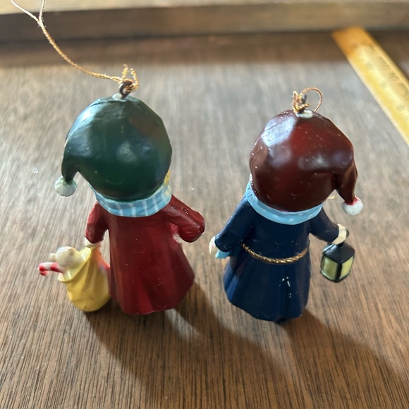 Vintage Boy & Girl Ornaments by Wangs International - Picture 4 of 6